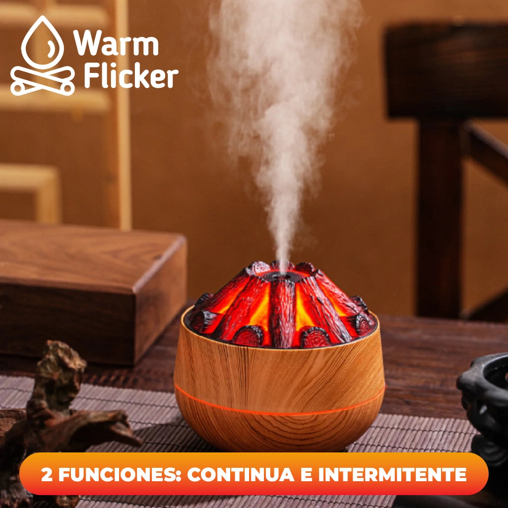 WarmFlicker™ - Humidificador de Fogata