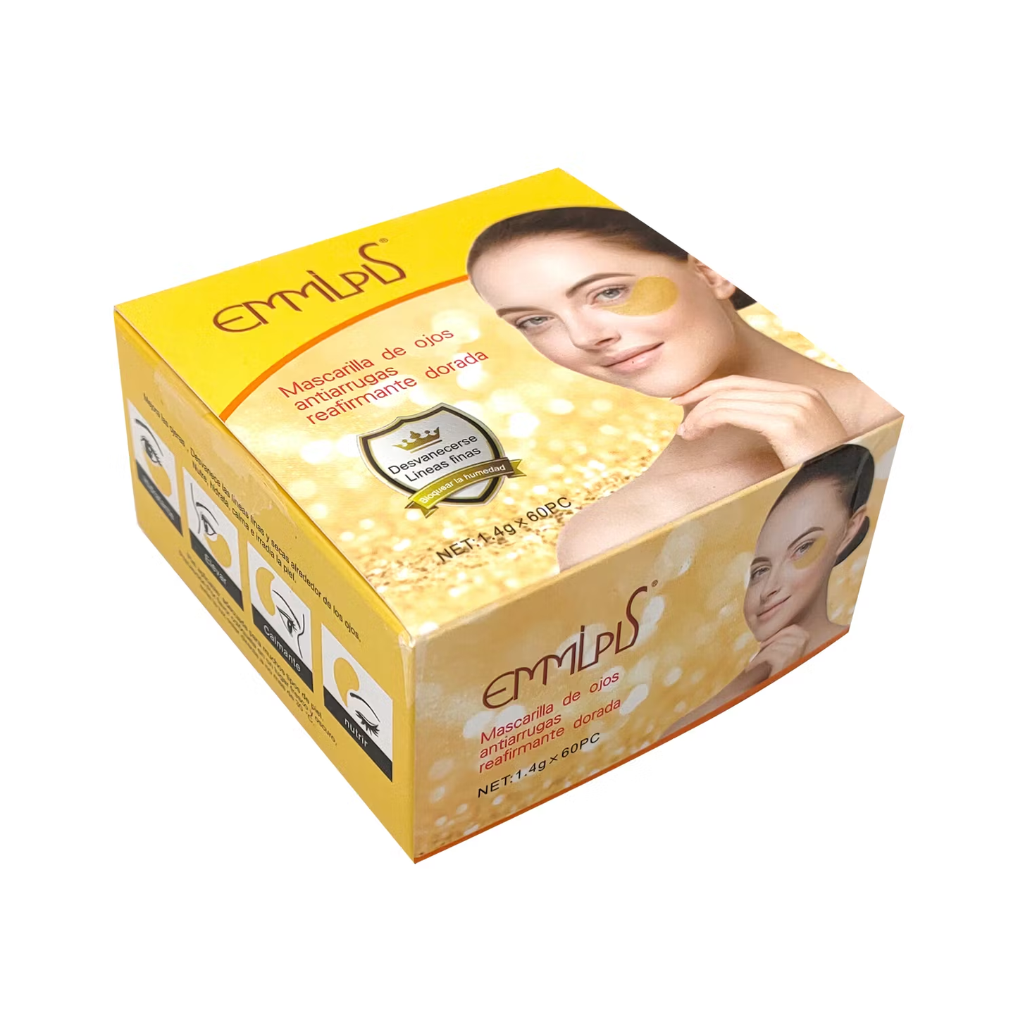 GoldenEye™ - Parches Para Contorno De Ojos Mascarilla Ojeras 60 Pads Palta Gold