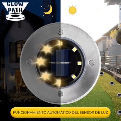 GlowPath™ - Luces de Piso Solares para Iluminar con Estilo y Seguridad