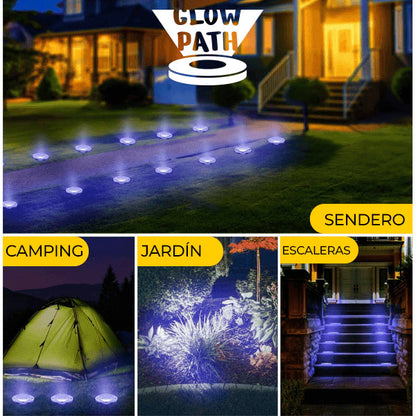 GlowPath™ - Luces de Piso Solares para Iluminar con Estilo y Seguridad