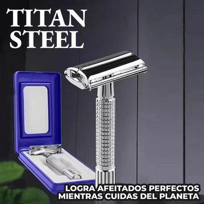 TitanSteel™ - La afeitadora clásica diseñada para durar toda la vida