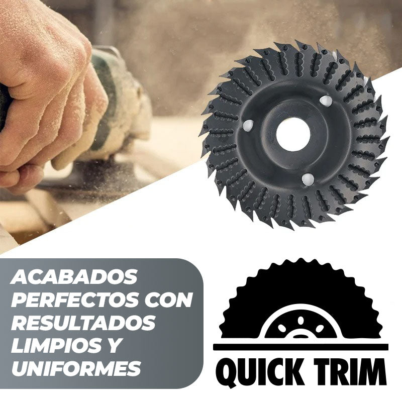 QuickTrim™ - Corta y pule madera en segundos