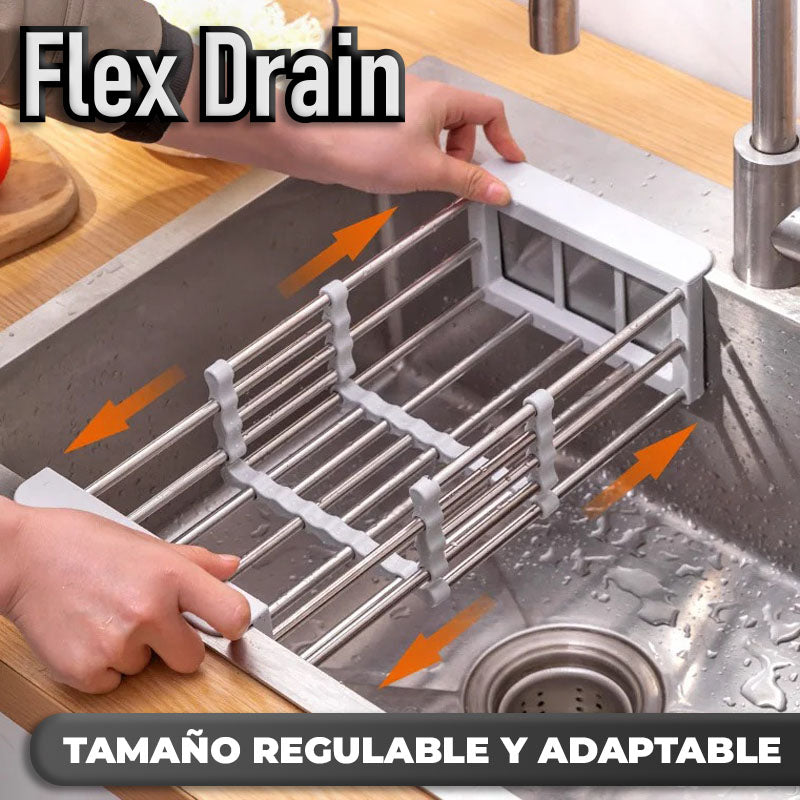 FlexDrain™ - Escurridor de cocina adaptable