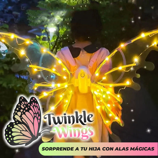 TwinkleWings™ - Alas de Mariposa Luminosas para Momentos Mágicos e Inolvidables