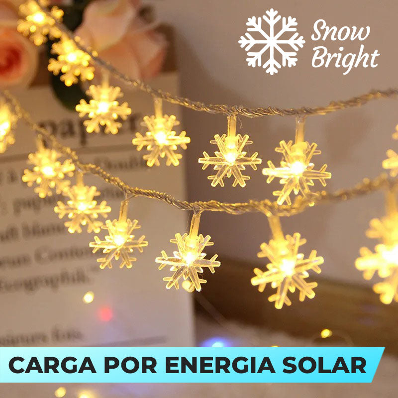 SnowBright™ - Grinalda de luces de copos de nieve