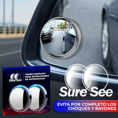 SureSee™ - Par de espejos retrovisores para puntos ciegos