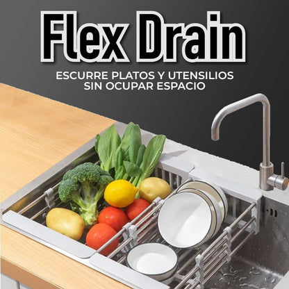 FlexDrain™ - Escurridor de cocina adaptable