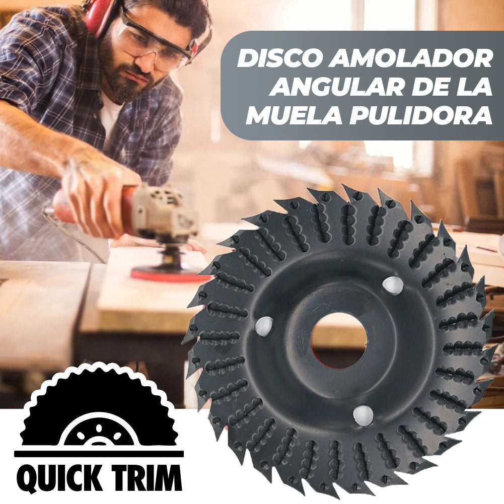 QuickTrim™ - Corta y pule madera en segundos