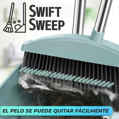 SwiftSweep™ - Juego de escoba con recojedor