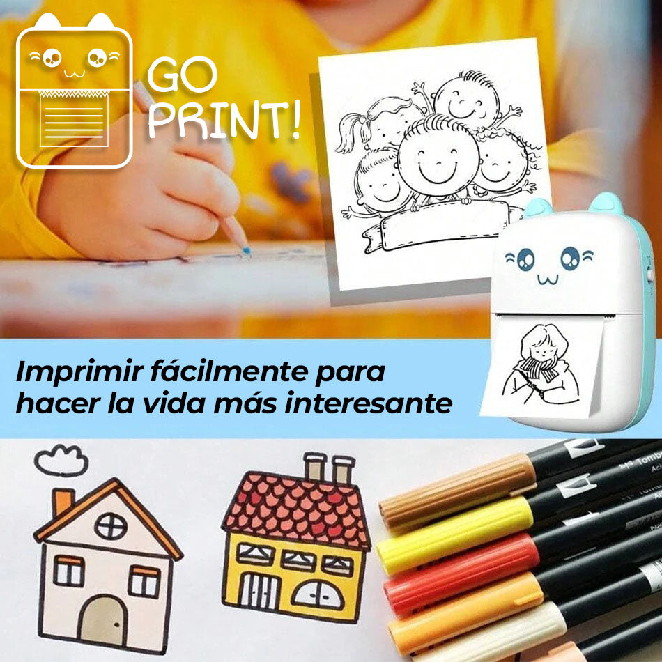 GoPrint™ – La Mini Impresora que Organiza tus Apuntes y Potencia tu Estudio