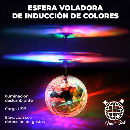 LumiOrb™ - Esfera de Cristal Voladora con Luces Mágicas