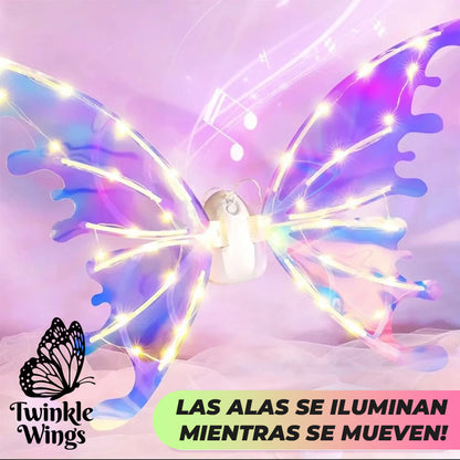 TwinkleWings™ - Alas de Mariposa Luminosas para Momentos Mágicos e Inolvidables