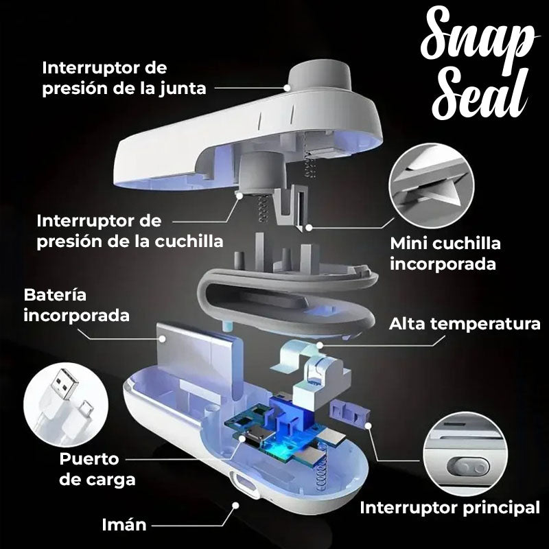 SnapSeal™ - Sella tus bolsas al instante y conserva la frescura