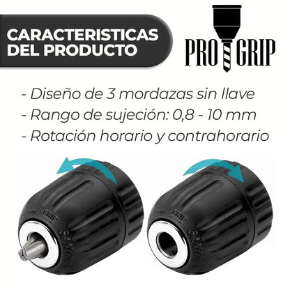 ProGrip™ - Cambia Brocas en Segundos y Aumenta la Precisión de tu Taladro