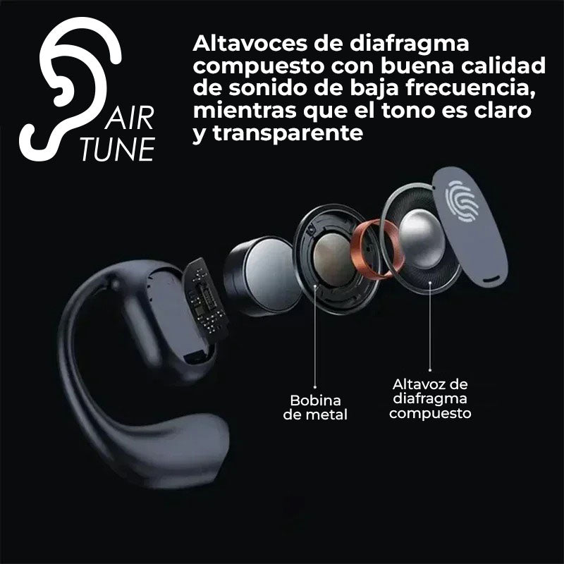 AirTune™ - Audífono a una oreja de ejercicio inalámbrico