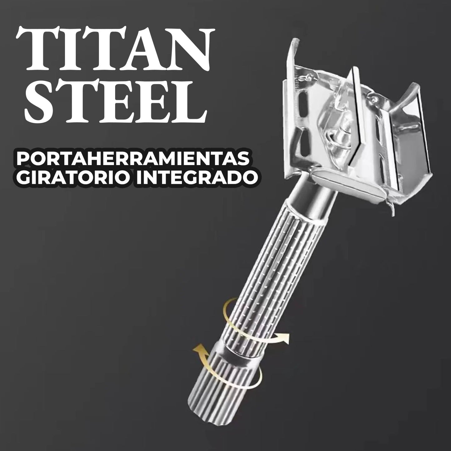 TitanSteel™ - La afeitadora clásica diseñada para durar toda la vida