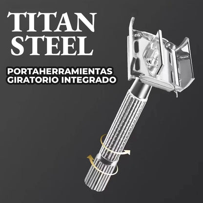 TitanSteel™ - La afeitadora clásica diseñada para durar toda la vida