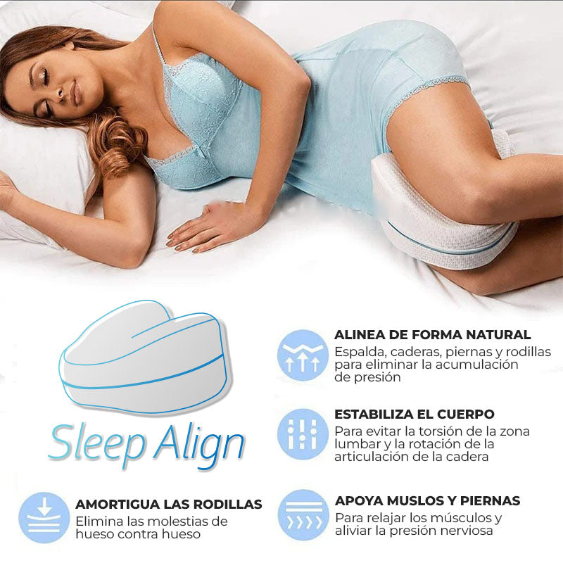 SleepAlign™ - Almohada Ergonomica para descansar piernas