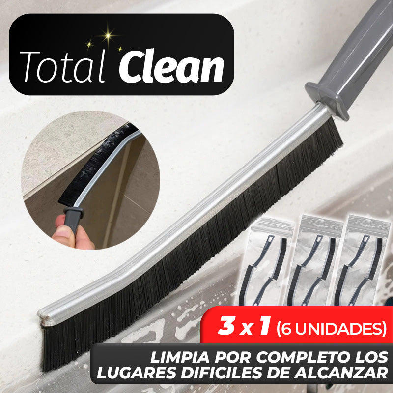 TotalClean™ - Cepillo alargado de cerdas duras