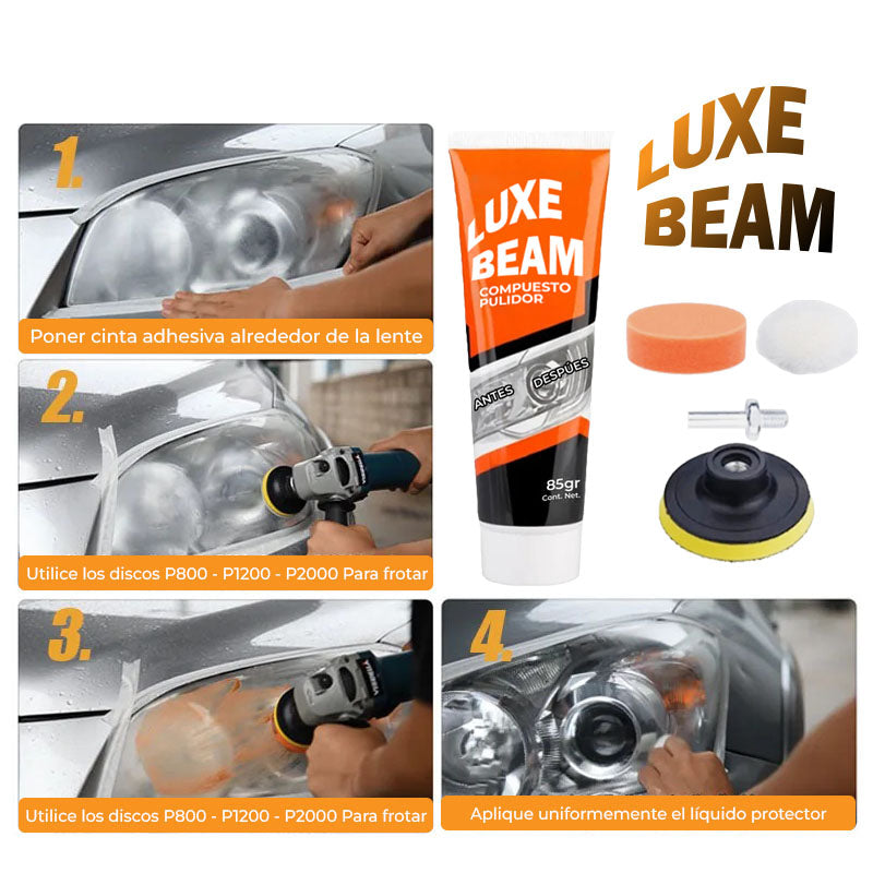 LuxeBeam™ - kit restaurador de faros