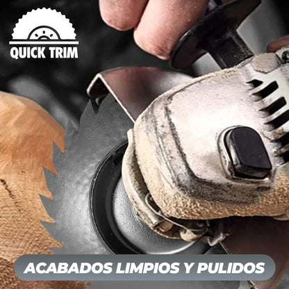 QuickTrim™ - Corta y pule madera en segundos