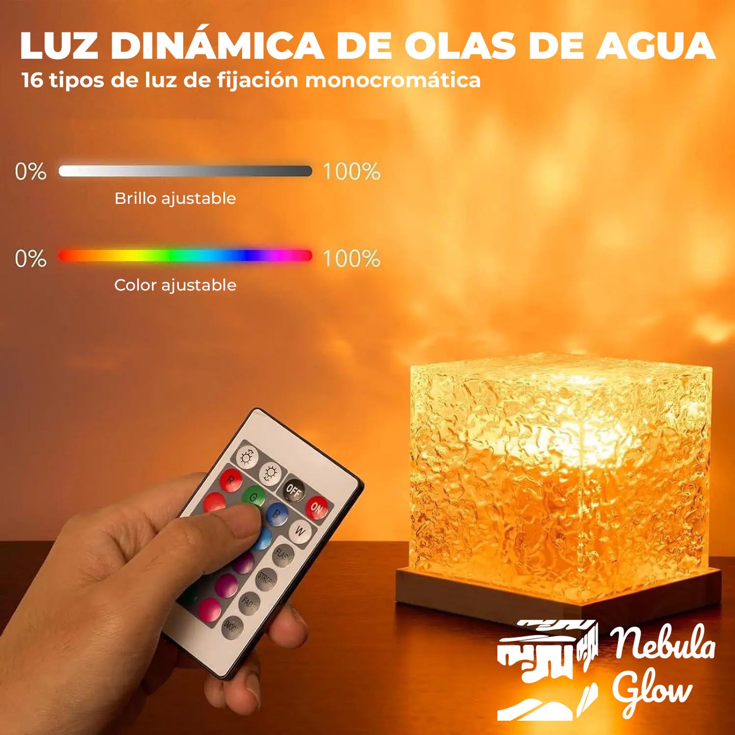 NebulaGlow™ - Cubo decorativo luminoso