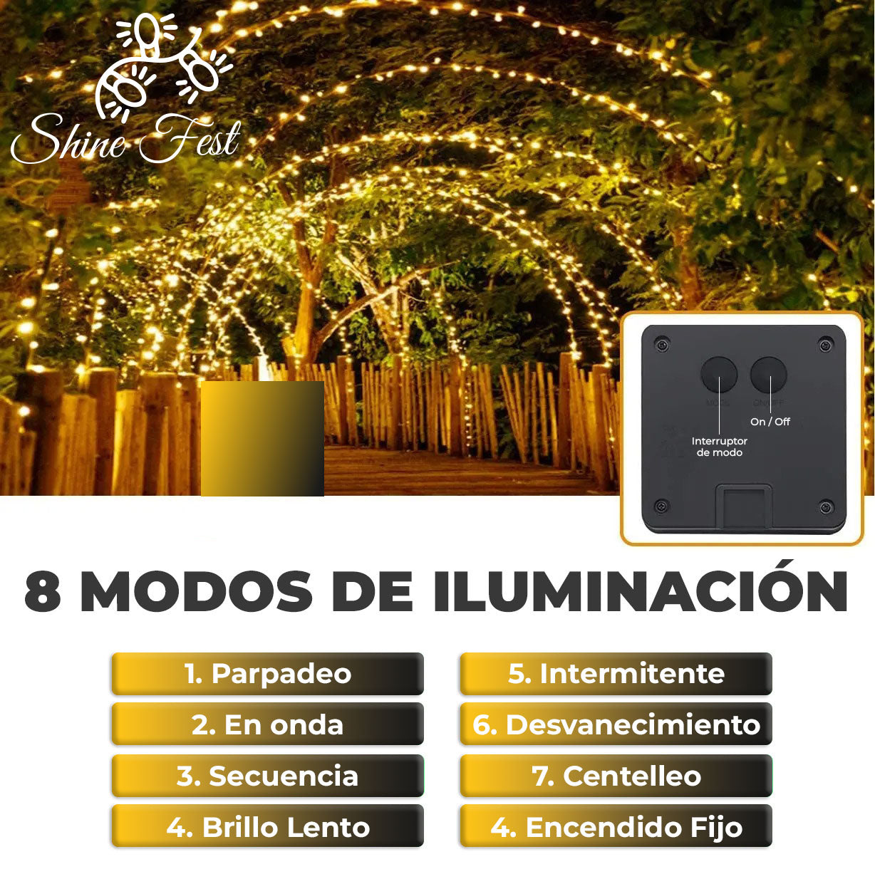 ShineFest™ - Luces solares para brillar sin límites