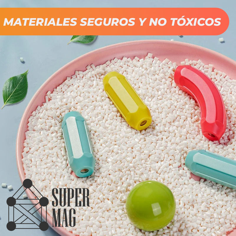 SuperMag™ - Bloques de construcción magnéticos para niños