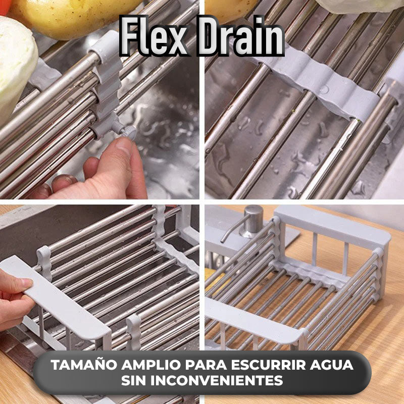 FlexDrain™ - Escurridor de cocina adaptable