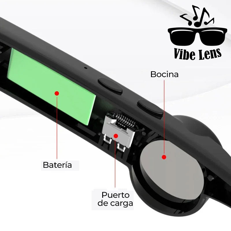 VibeLens™ - Lentes de sol inteligentes