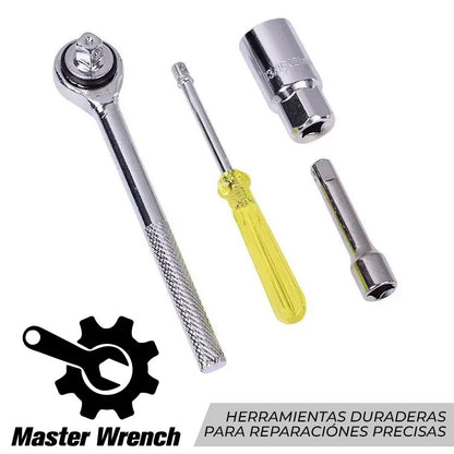 MasterWrench™ - Juego de 40 dados de llaves