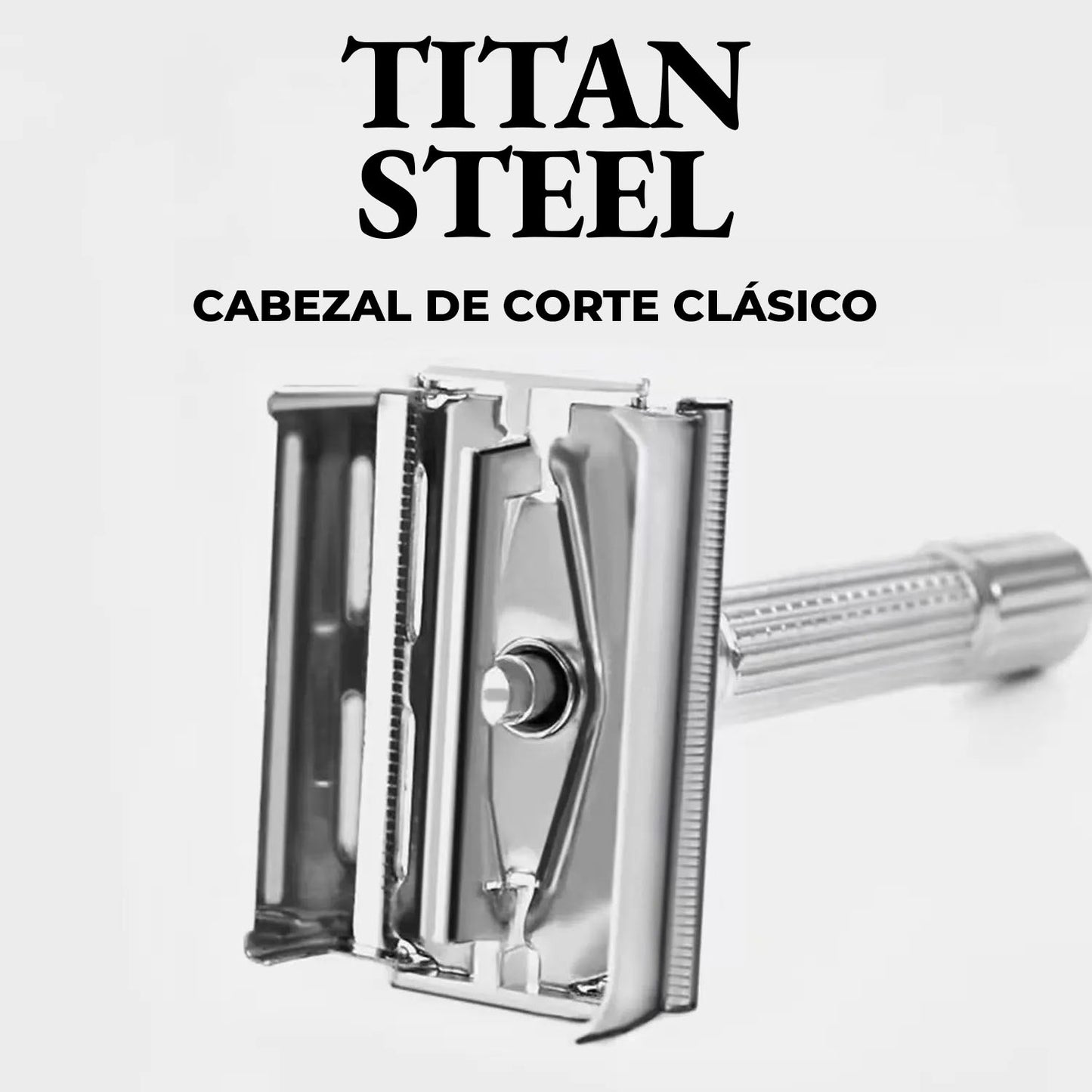 TitanSteel™ - La afeitadora clásica diseñada para durar toda la vida