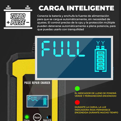 TurboPulse™ - Cargador automático para batería de auto