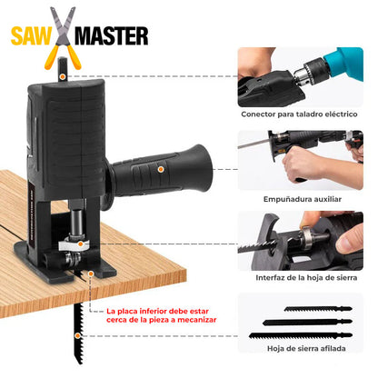 SawMaster™ - Adaptador de sierras portátil