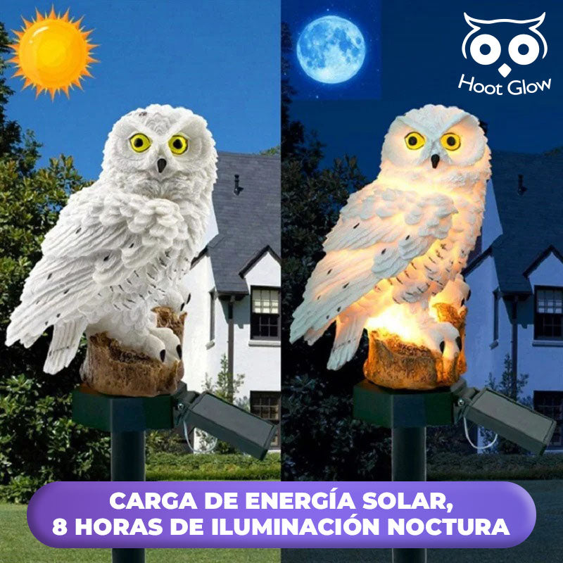 HootGlow™ - Lámparas Solares de Búhos para Decorar e Iluminar