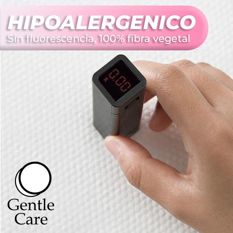 GentleCare™ - Toallas de Algodón Hipoalergénicas Comprimidas