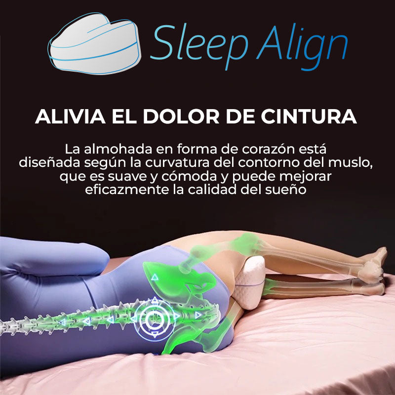 SleepAlign™ - Almohada Ergonomica para descansar piernas