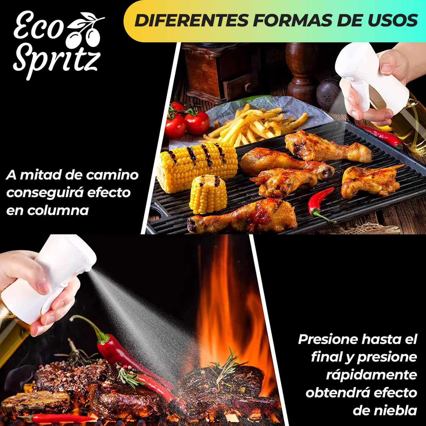 EcoSpritz™ - Botella dispensadora de aceite