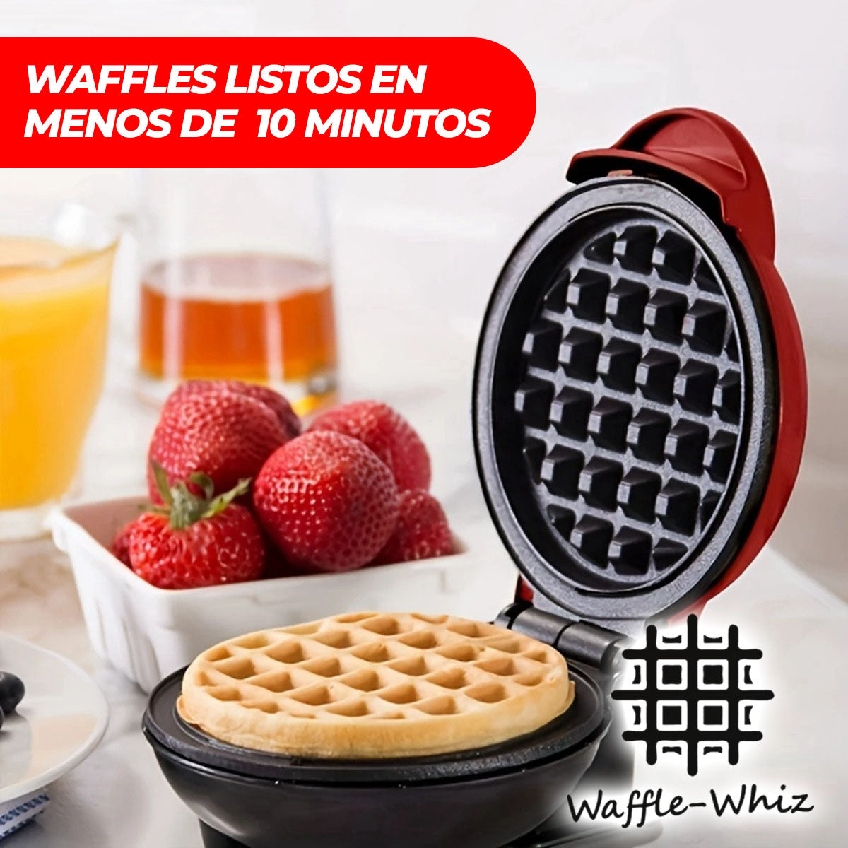 WaffleWhiz™ - Mini wafflera