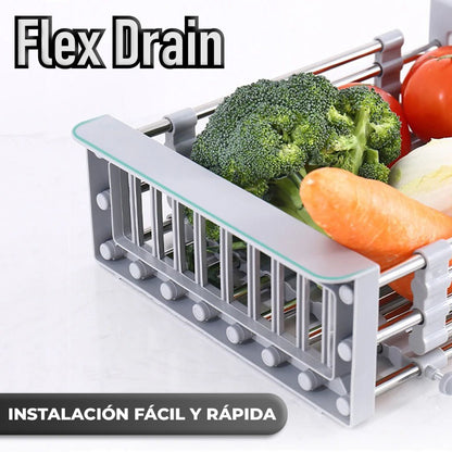 FlexDrain™ - Escurridor de cocina adaptable