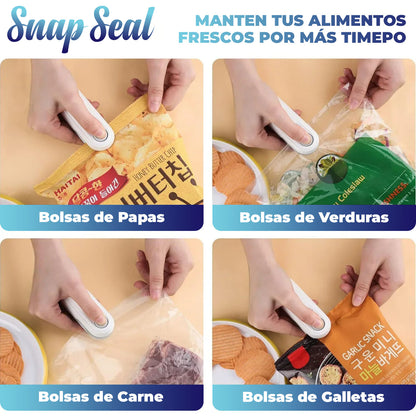 SnapSeal™ - Sella tus bolsas al instante y conserva la frescura