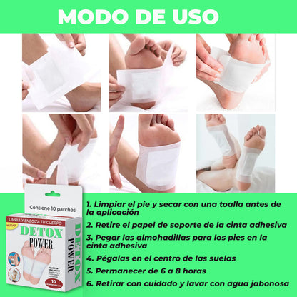 DetoxPower™ - Parches desintoxicantes para pies