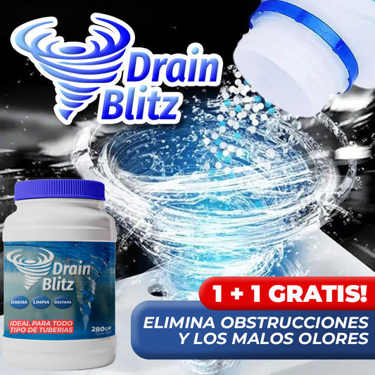 DrainBlitz™ - Polvo desatascador de tuberías