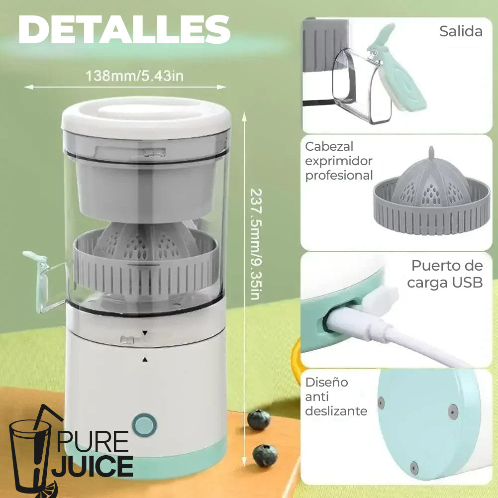 PureJuice™ - Exprimidor de jugos portátil