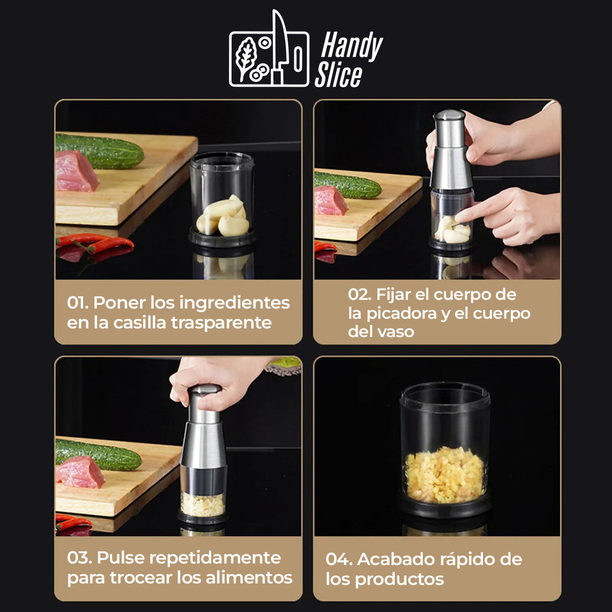 HandySlice™ - Picador de vegetales premium