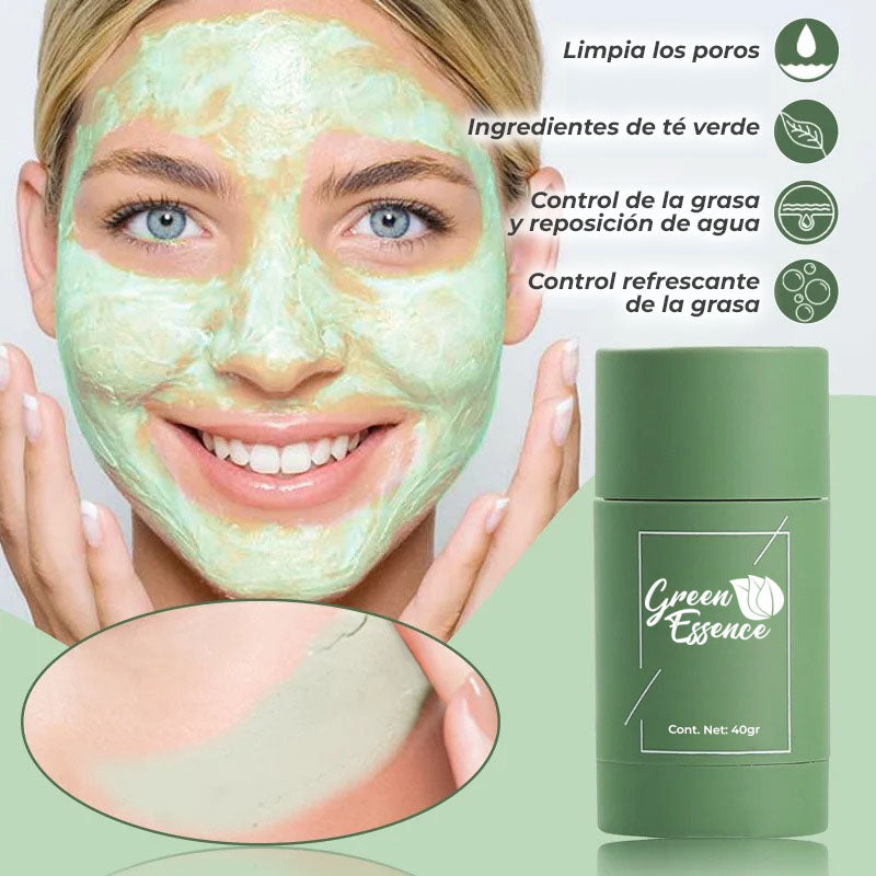 GreenEssence™ - Mascarilla de Té Verde Para Limpieza Profunda