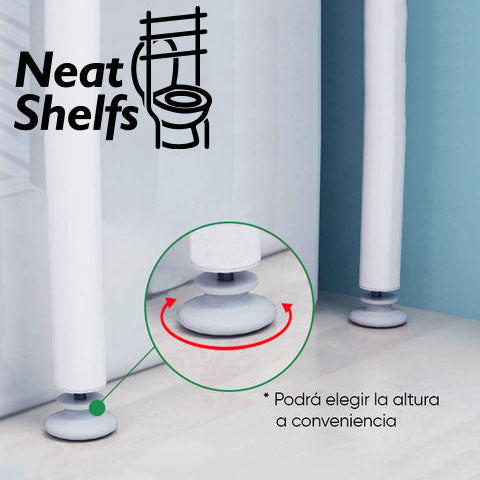 NeatShelfs™ - Estante Organizador para baño Premium